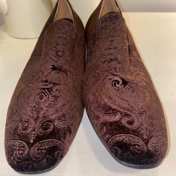 Henry Ferrera Other - Henry Ferrera Mens Brown 
Patterned Dress Shoes